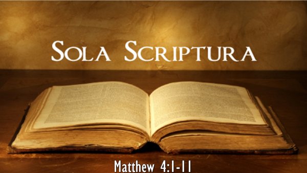 Sola Scriptura