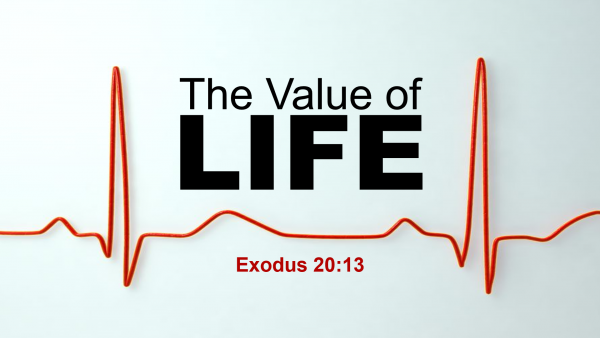 The Value of Life (Exodus 20:13)