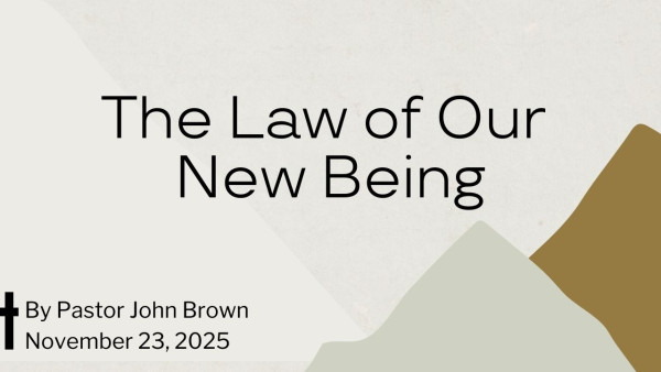 The Law of Our New Being