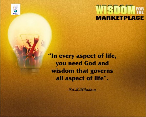 WISDOM FOR THE MARKETPLACE