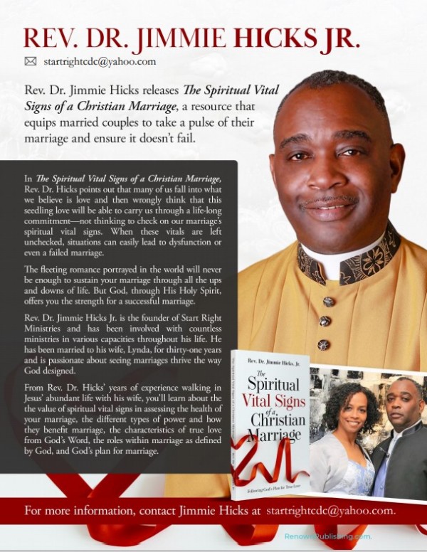 THE SPIRITUAL VITAL SIGNS OF A CHRISTIAN MARRIAGE - Book Promotion