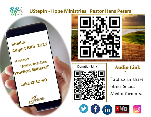 Jesus teaches practical matters - Luke 12:32-40
