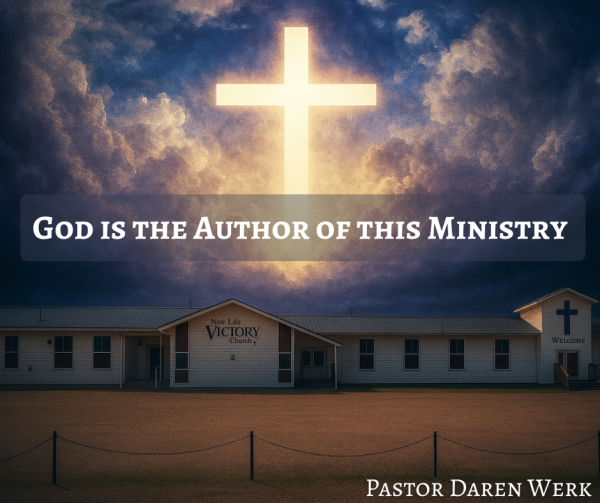 God is the Author of this Ministry