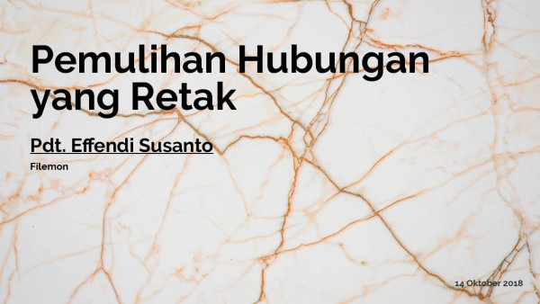 Pemulihan hubungan yang retak