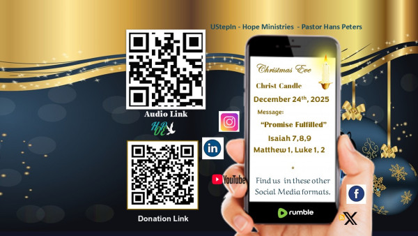 Promise Fulfilled - Isaiah 7,8,9 Mathew 1, Luke 1, 2