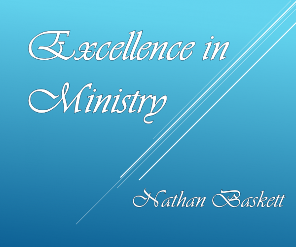 Excellence in Ministry