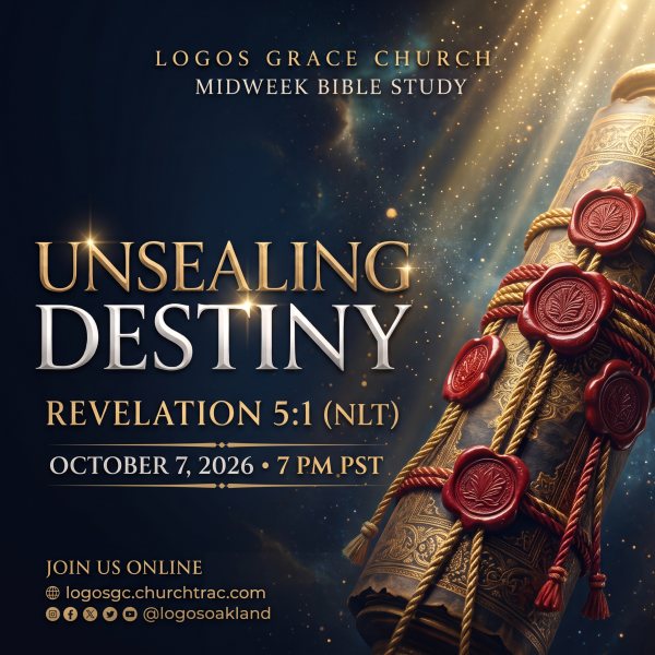 Bible Study  |  Revelation 5:1 (NLT)  |  Pastor Charles Barksdale, M.B.E.