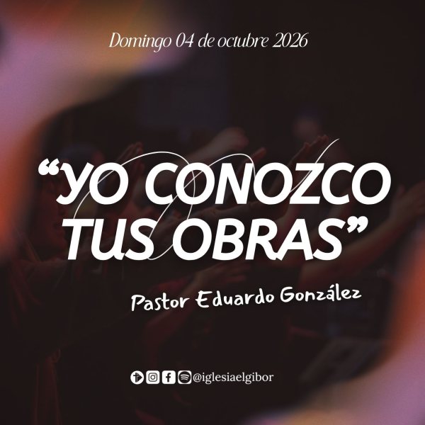 "Yo conozco sus obras"